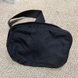 lululemon athletica Black Crossbody Belt Bag